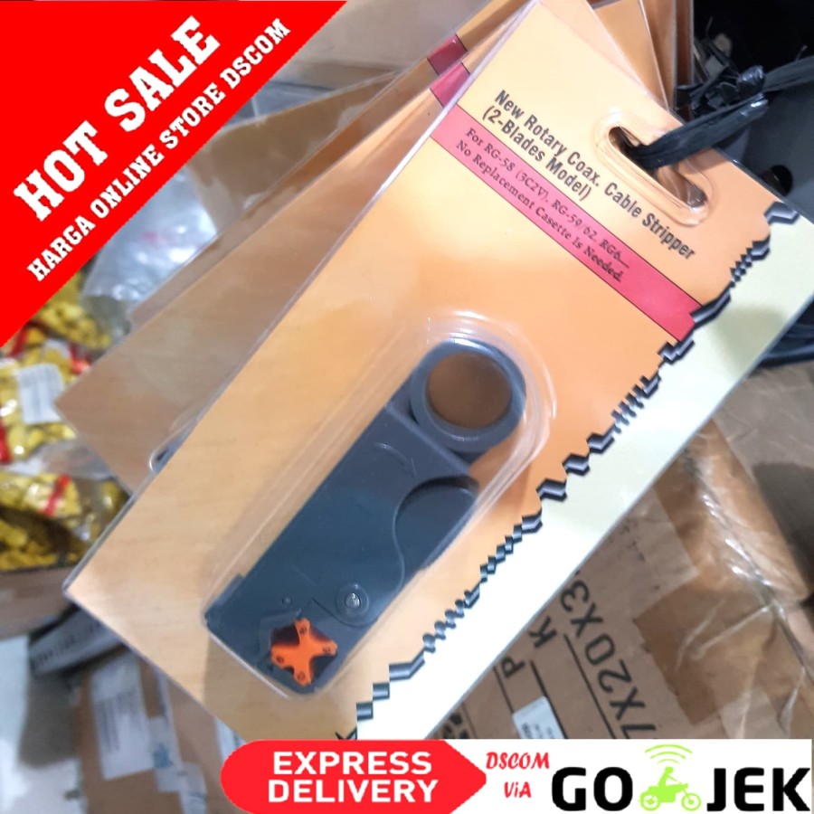 Coaxial Cable Stripper (Pemotong Kabel Pengupas Kabel Coaxial dan LAN)