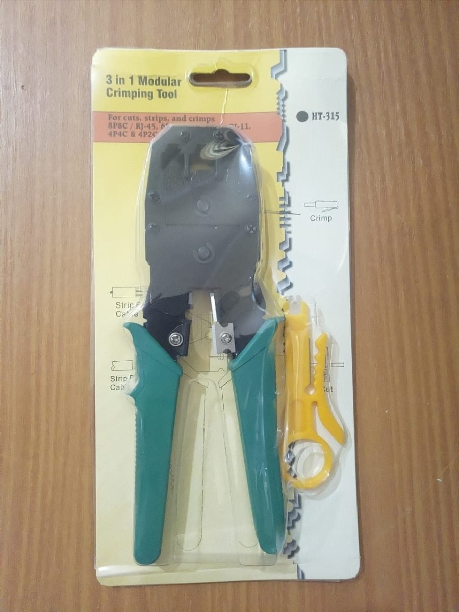Crimping Tool 3 in 1 (6P, 8P, 4P) + Stipper Murah !!!