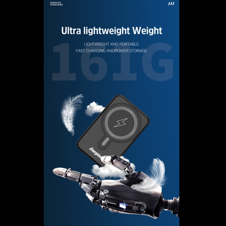 Energizer Powerbank Magnetic Wireless E43 Powerbank terbaik untuk IPhone dan Android