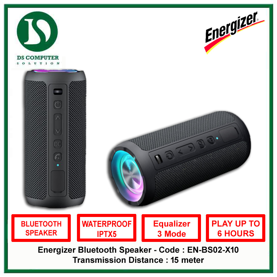 Energizer Speaker Bluetooth X10 Waterproof IPX6
