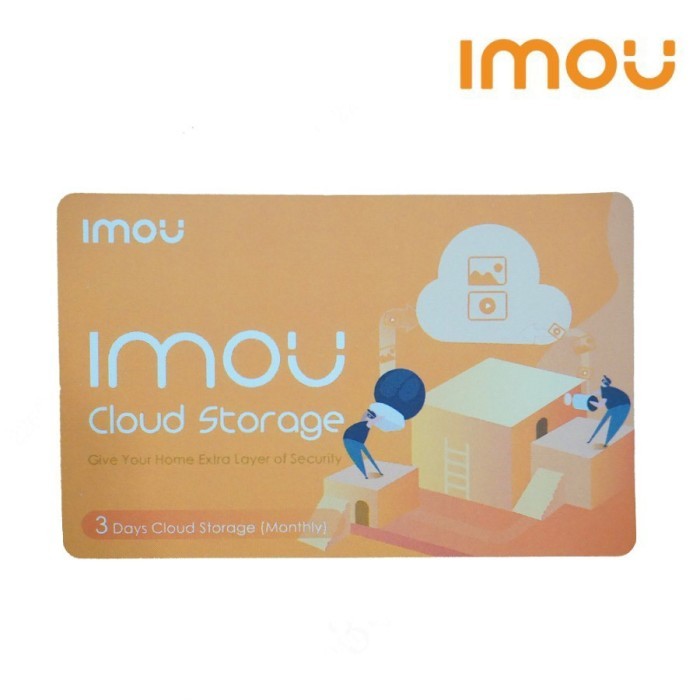 IMOU Cloud Card Storage 24 Jam Rekaman Langganan 1 Bulan 7 Hr PlayBack