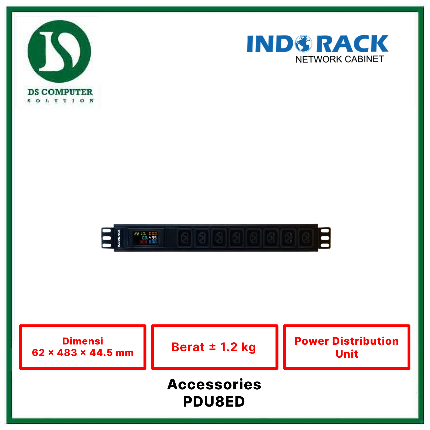 Indorack - PDU8ED