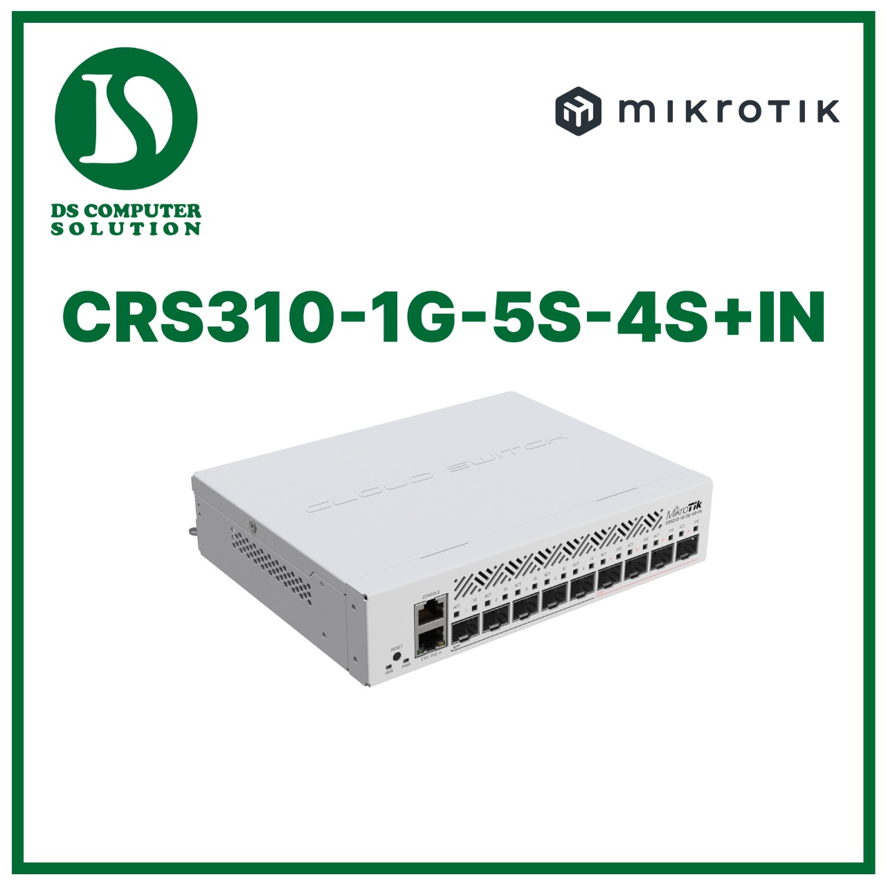 MikroTik - CRS310-1G-5S-4S+IN