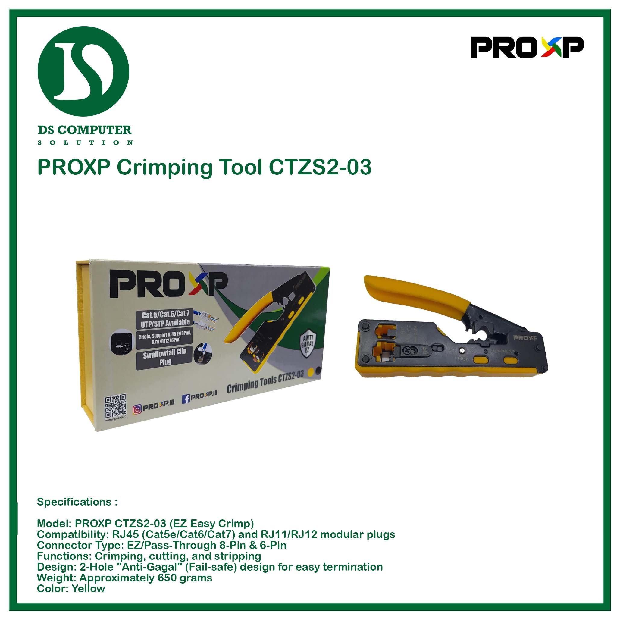 ProXP Crimping Tool CTZS2-03